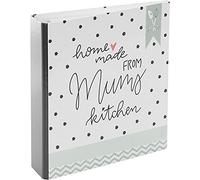 goldbuch Homemade Moms 69041 Livre de recettes avec 25 feuilles lignées imprimées Motif Mums kitchen Blanc/vert 21 x 22,5 cm
