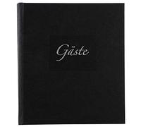 Goldbuch, Livre d'or Seda, 23 x 25 cm, Noir, Seda Schwarz, 23 x 25 cm