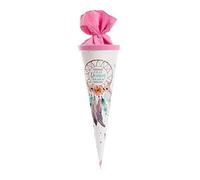 goldbuch- Sac Surprise pour frères et sœurs-35 cm-pour Fille-avec Motif Attrape-rêves-en Carton laqué avec Fermeture en Feutre Classes et la rentrée Scolaire, 93 205, Blanc, 35 cm