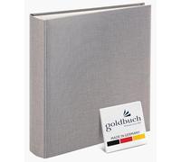 goldbuch Summertime Trend 2 31606 Album photo avec 100 pages blanches avec intercalaires en papier de qualité pour jusqu'à 600 photos Gris 30 x 31 cm