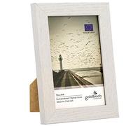 goldbuch Tallinn Cadre Photo en Bois pour Photo au Format 13 x 18 cm, Cadre Portrait avec Support et Support Mural, Cadre Individuel en MDF, Cadre Photo, Blanc