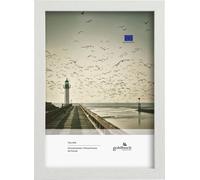 goldbuch Tallinn Cadre photo en bois blanc pour photo au format A4, cadre photo portrait avec support mural, cadre individuel en MDF, cadre photo env. 24 x 32,8 x 1,5 cm, blanc, 92 0396.