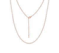 GoldChic Collier Femme Réglable 1.4/2.5mm Chaîne Argent/Or Fine Imperméable | Collier Noir/Or Rose Femme Longueur de 35 à 75 cm+5cm Rallonge Chaine à Superposer ou Pendentifs Avec Boîte Joli Cadeau Femme