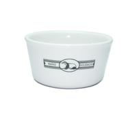 Golddachs Bol à raser rond en porcelaine Savon non inclus Blanc