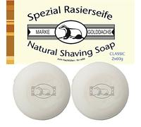 Golddachs - Classic - Savon à raser - Recharge - Lot de 2 - 34 ml