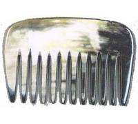 Golddachs Peigne afro en corne 10 cm