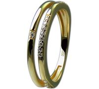 GoldDream bague taille 54 17,2 GoldDream bagues or blanc Bijoux authentiques GDR537Y54
