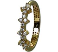 GoldDream bague taille 54 17,2 GoldDream bagues or blanc Bijoux authentiques GDR547Y54