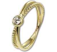 GoldDream bague taille 56 17,8 GoldDream bagues or blanc Bijoux authentiques GDR548Y56