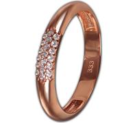 GoldDream bague taille 56 17,8 or véritable333 or rose blanc D2GDR559E56