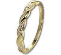 GoldDream bague taille 60 19,1 GoldDream bagues or blanc Bijoux authentiques GDR555Y60