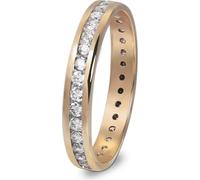 GoldDream Bague zircon 333 or rose T. 56 or rose Femme Bijoux GDR520E56