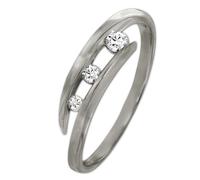 Golddream Bague Zircone Blanche Pour Femme En Taille 60 Or Blanc 333 Gdr529j60