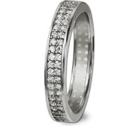 GoldDream Bague Zirconia 333 or blanc Gr. 54 argent, blanc Femme Bijoux GDR514J54