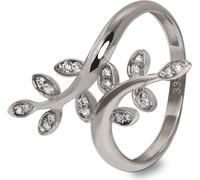 GoldDream Bague Zirconia 333 or blanc Gr. 54 argent, blanc Femme Bijoux GDR515J54
