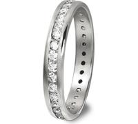 GoldDream Bague Zirconia 333 or blanc Gr. 58 argent, blanc Femme Bijoux GDR520J58
