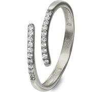 GoldDream Bague Zirconia 333 or blanc Gr. 58 argent, blanc Femme Bijoux GDR524J58