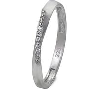 GoldDream bague zirconium 333 or blanc Gr. 56 argent, blanc Femme bijoux GDR523J56