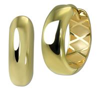 Golddream Boucle Doreille Créole Éclat 16mm Or Jaune 333 Bijoux Véritable Gdo5673y