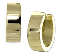 Golddream Boucles Doreilles Créoles Or Jaune 333 Boucles Doreilles Polies 13mm Gdo5668y