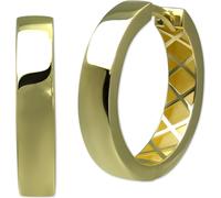 GoldDream Boucles d'oreilles GoldDream Boucles d'oreilles Créoles VRAI or jaune 333 D2GDO5680Y