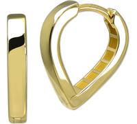 GoldDream Boucles d'oreilles GoldDream Boucles d'oreilles Créoles VRAI or jaune 333 D2GDO5681Y