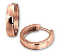 Golddream Boucles Doreilles Rose 11mm 333 Or Rose 8 Carats Boucles Doreilles Créoles Homme Femme Gdo5051e