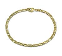 GoldDream bracelet 333 or jaune œil de tigre creux 8 carats brillant 19cm GDA0339Y