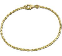 GoldDream Bracelet 8 carats 18,5cm 333 or jaune ancre diamantée D2GDA0028Y