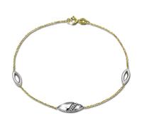 Golddream Bracelet Glamour Zircone Blanc Or 333 18,5cm 8 Carats Gda5018j