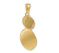 Golddream Collier Pendentif Chaîne Or 333 Ovale 8 Carats Gdh510my