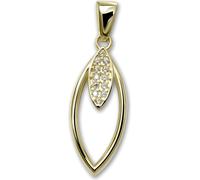 GoldDream Colliers Pendentif 333 or jaune 8 carats Femme Bijoux GDH517WY
