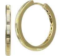 GoldDream Creole Shape 25mm Boucles d'oreilles en or jaune 333 Bijoux authentiques D2GDO5701Y