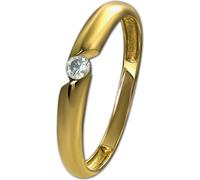 GoldDream Gold Bague Classic Gr.62 333 zirconium or jaune Femme GDR568Y62