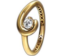 GoldDream Gold Bague zirconium taille 56 or jaune 333 pour femme D2GDR569Y56