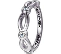 GoldDream Gold Bague zirconium vrille Gr.56 or blanc 333 D2GDR572J56