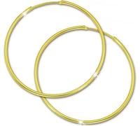GoldDream Gold Créoles 44mm 333 or jaune Boucles d'oreilles Simply Bijoux authentiques GDO0034Y