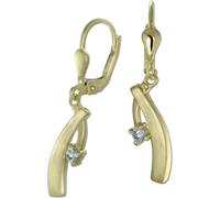 GoldDream or blanc Boucles d'oreilles femmes 333 or jaune GDO5667Y