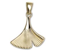 Golddream Pendentif Chaîne Ginko Pendentif En Or Jaune 333 Bijoux Véritables Gdh518sy