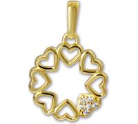 GoldDream Pendentif Coeur Zirconia 333 Or Femme Bijoux Authentiques GDH524WY
