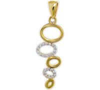 GoldDream Pendentif Femme 333 or jaune 8 carats Collier D2GDH512WY