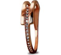 GoldDream Zirconia Bague Femme Gr. 56 Apart 333 Or Rose Bijoux Bague D2GDR526E56