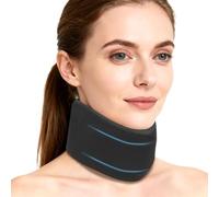 Goldeer Collier Cervical - Minerve Cervicale Femme et Homme,Orthèse Cervicale avec Soutien en Mousse Souple,Soulage les Tensions du Cou et Améliore la Posture (L,40-46CM)