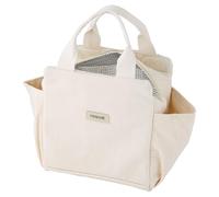 Goldeluxe Sac Isotherme 12 L, Petit Sac à Déjeuner, en Velours Côtelé, avec Intérieur en Film d'Aluminium, Imperméable, Résistant à la Saleté, Facile d'Entretien, avec Poches Latérales, pour Travail