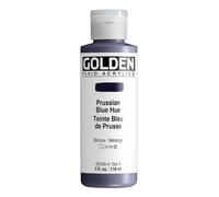 Golden Acrylique : 119ml (4oz) bouteille FLUID Bleu de Prusse Hue : Historical Colour