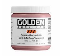 Golden Acrylique : 236ml épais TRANSPARENT Rouge IRON Oxyde