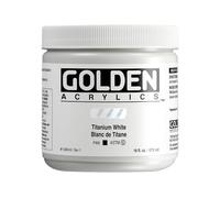 Golden Acrylique : 473ml épais Blanc de Titane