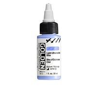 GOLDEN Peinture Acrylique à haut débit, bleu outremer clair, flacon de 30 ml