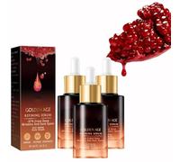 Golden Age Refining Serum, sérum anti-âge à base de collagène, sérum anti-rides, efface les rides et ridules, raffermit la peau pour tous les types de peau. (3pcs)