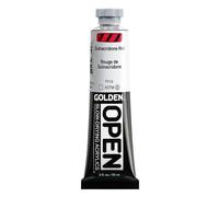 Golden Artist Colors Ouvert 2 oz peintures de couleur acrylique couleur: rouge quinacridone 2 oz rou